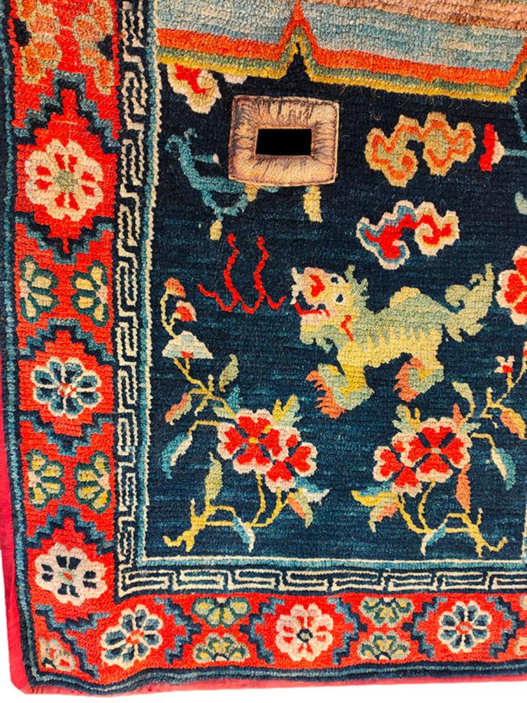 Early 20th Century Chinese Tibetan Saddle Cover ( 2' x 4' - 62 x 122 ) For Sale 2