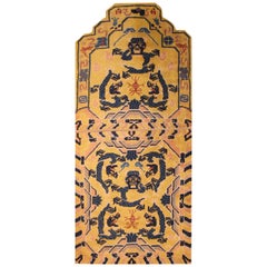 Antique Chinese Horse / Saddle Seat Cover. Size: 2 ft 10 in x 6 ft