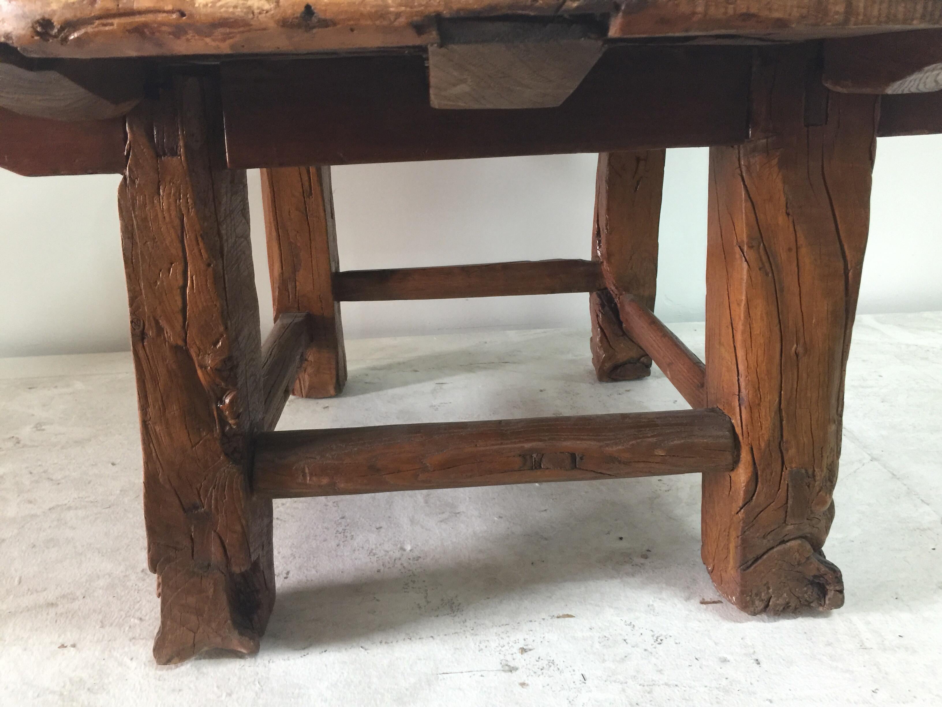 huanghuali plank-top pedestal table