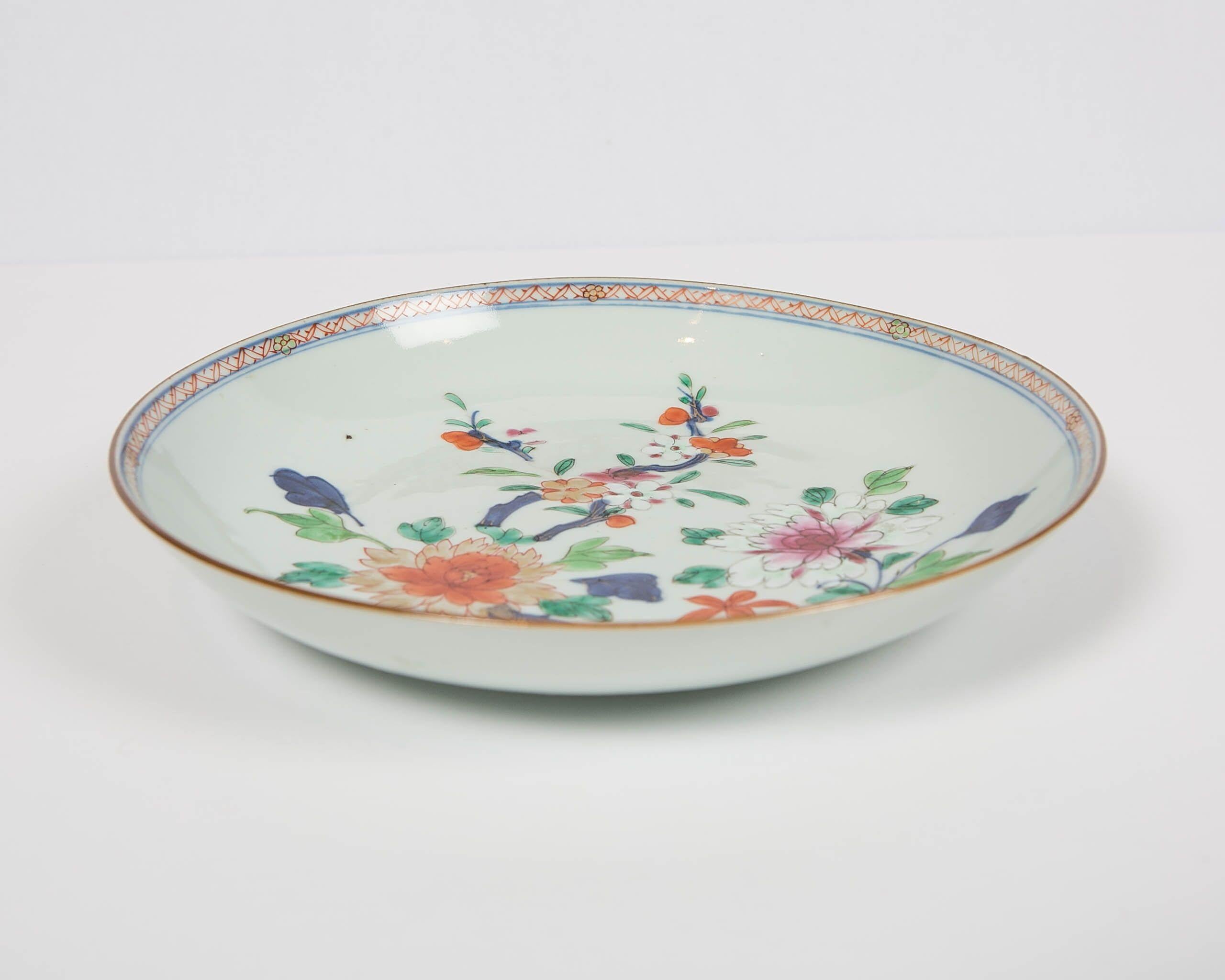 18th Century Antique Chinese Imari Pattern Dish