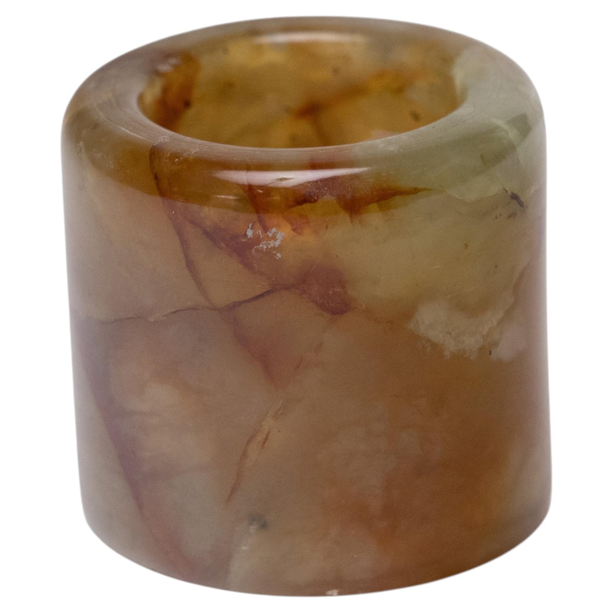 Antique Chinese Jade Archer's Ring, 19th Century
