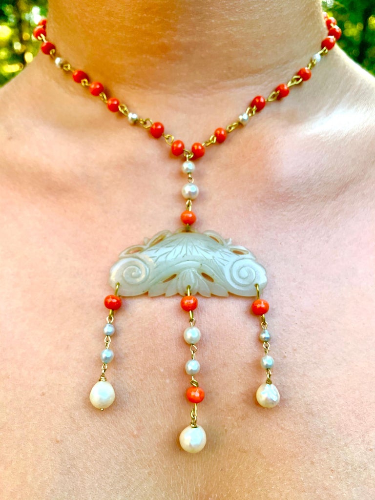 Chinese outlet coral jewelry