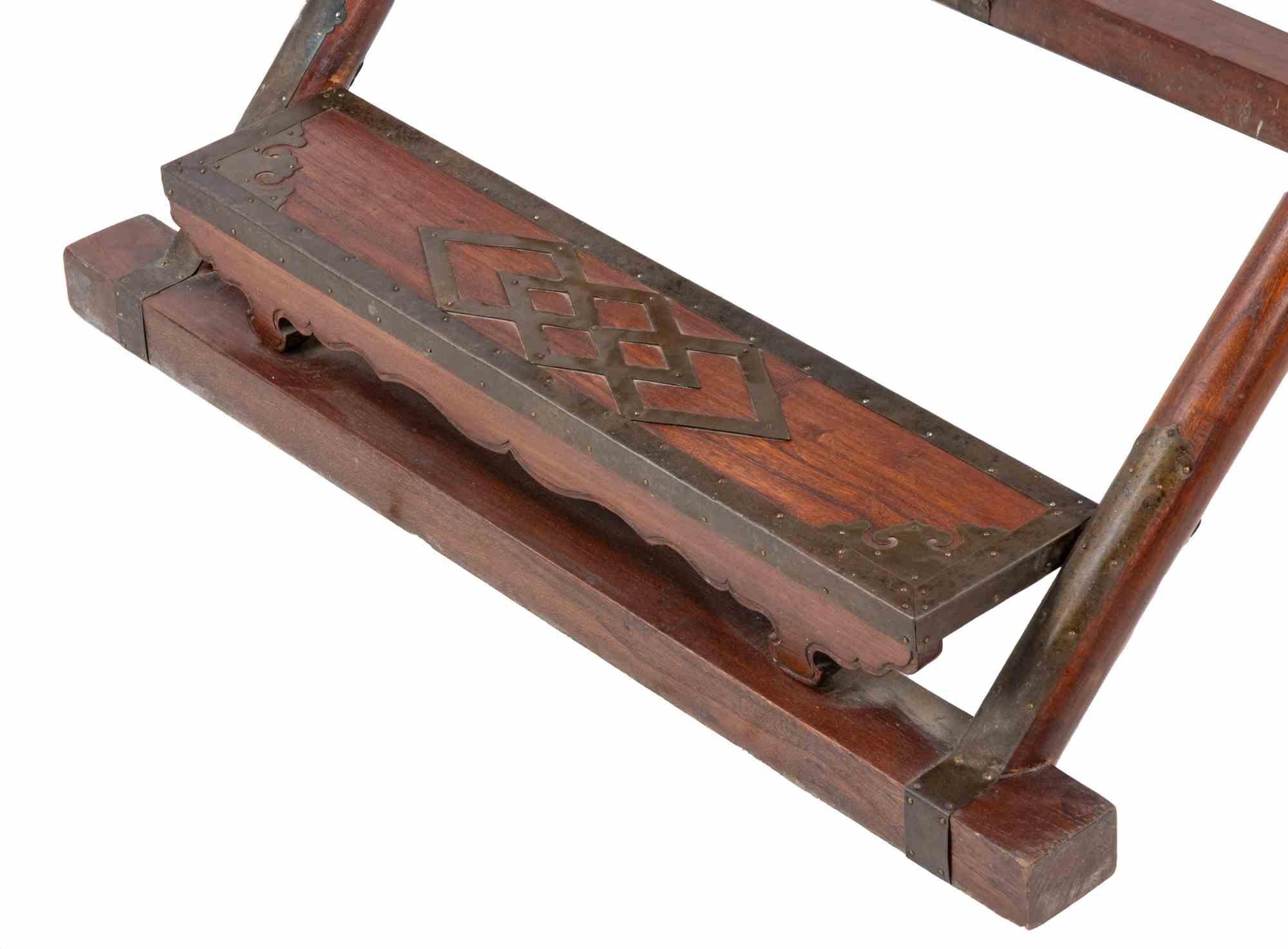 Antique Chinese Jiaoy Chair Qing Dynasty, 19th Century In Good Condition For Sale In Roma, IT