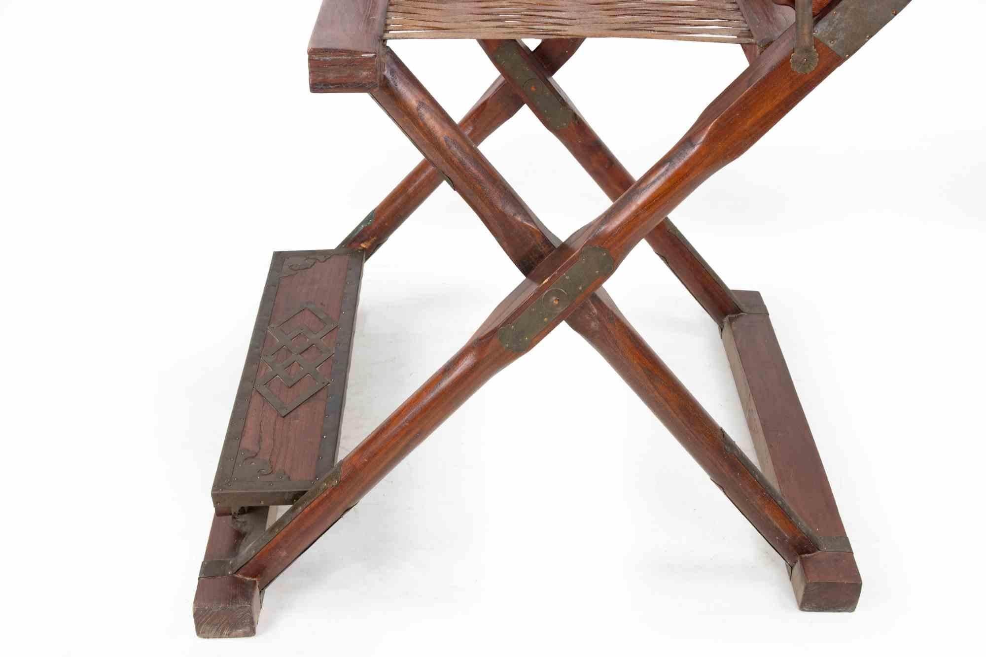 Antique Chinese Jiaoy Chair Qing Dynasty, 19th Century For Sale 3
