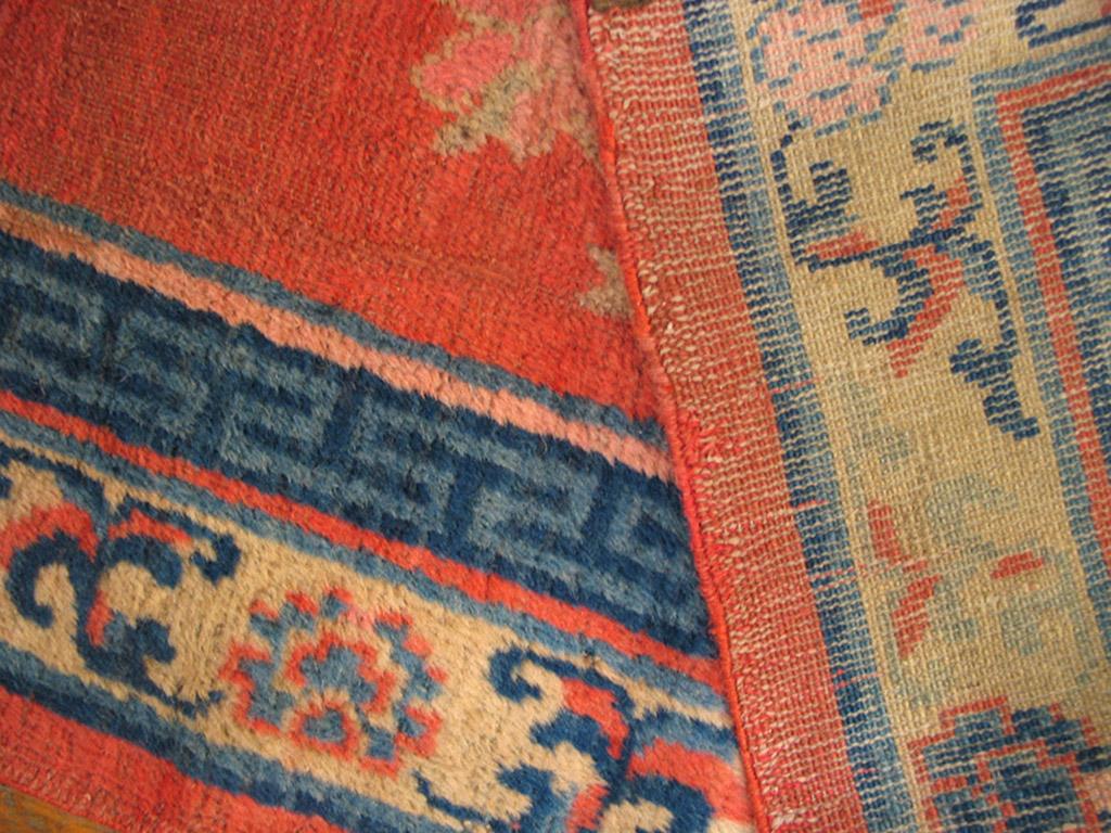 Antiker chinesischer Kansu-Teppich im Zustand „Gut“ im Angebot in New York, NY