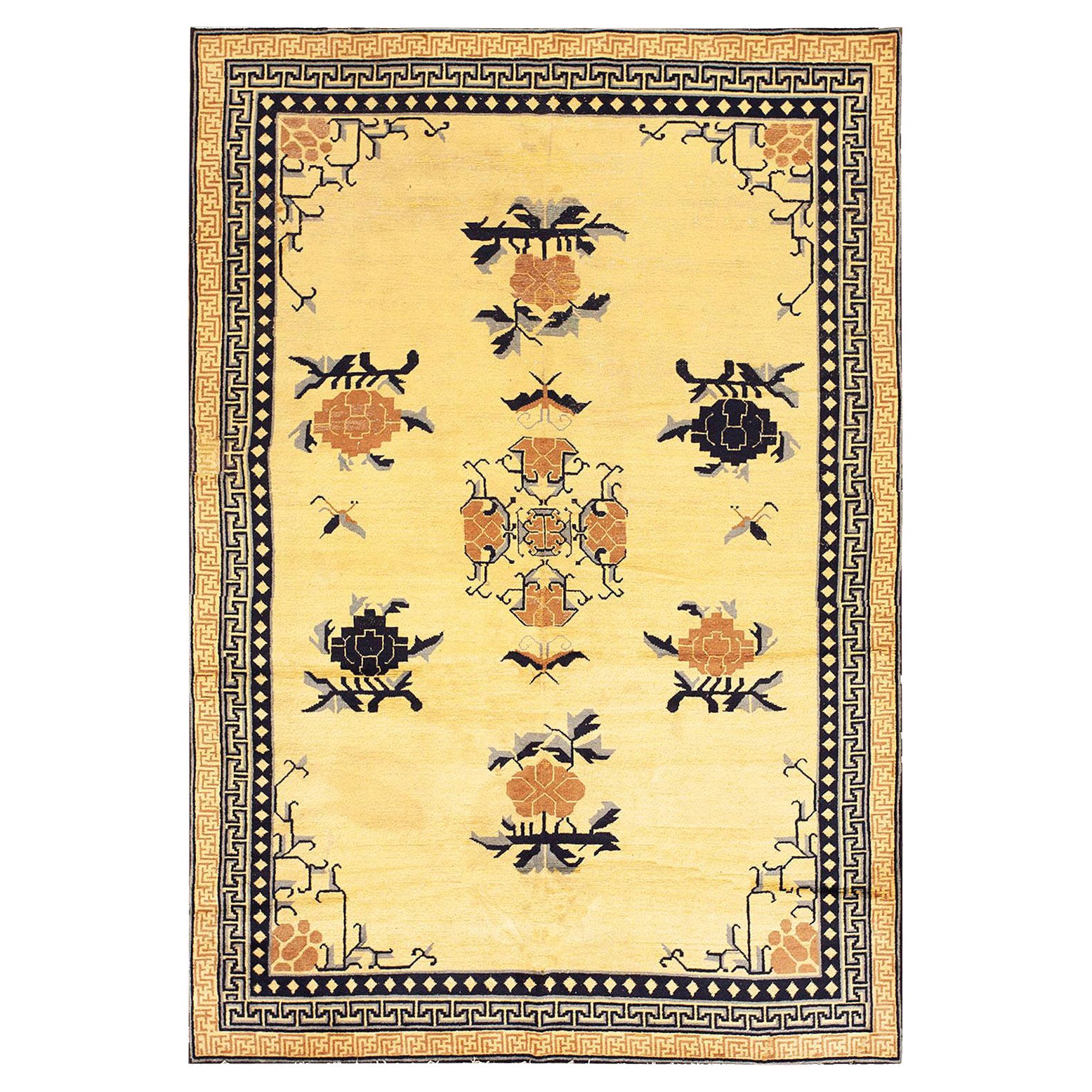 Tappeto antico cinese Khotan 5' 4'' x 8' 0''