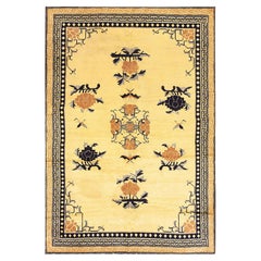 Antiker chinesischer Khotan-Teppich 5' 4'' x 8' 0''
