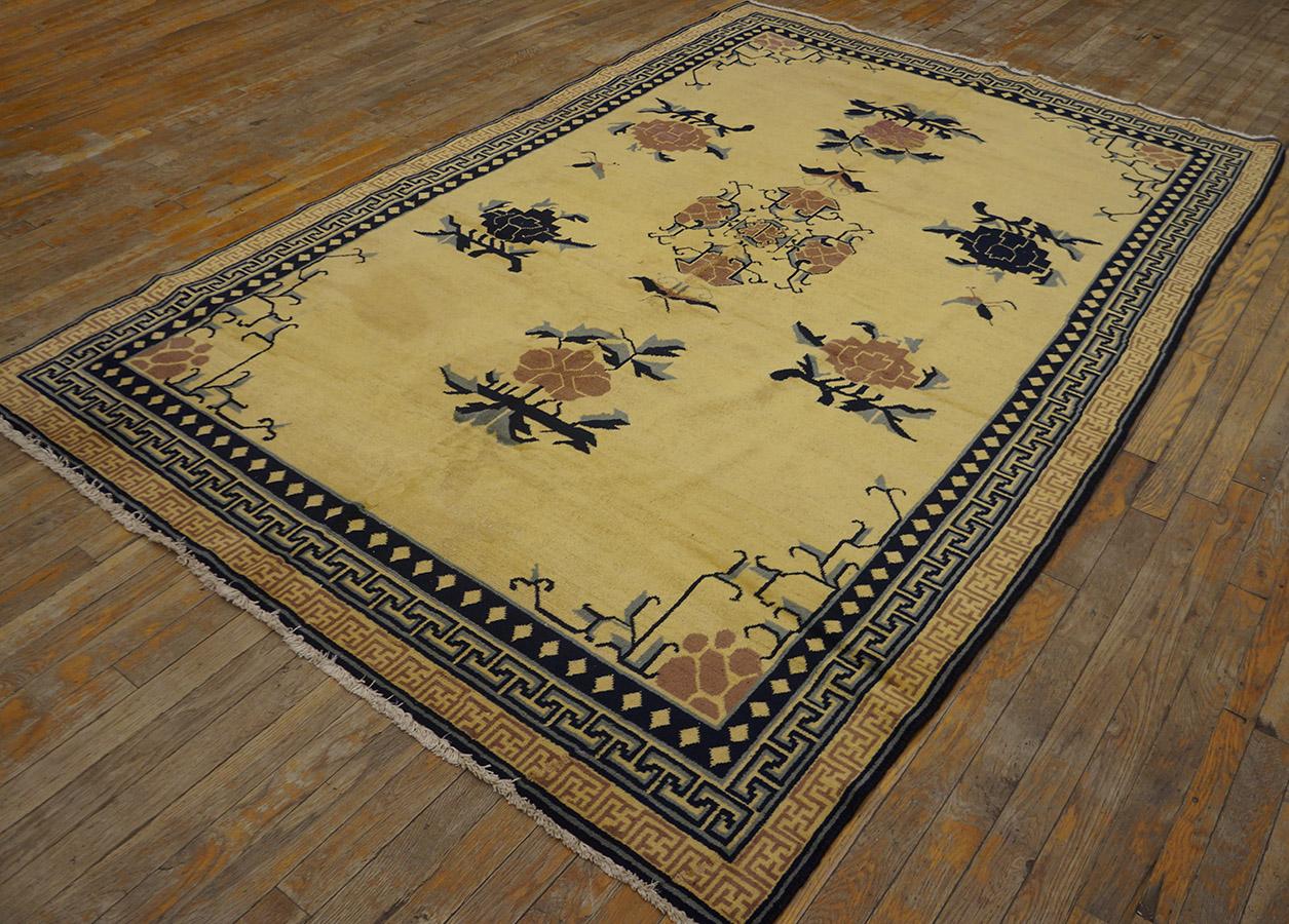 Antique Chinese Khotan rug, Size: 5' 4'' x 8' 0''.