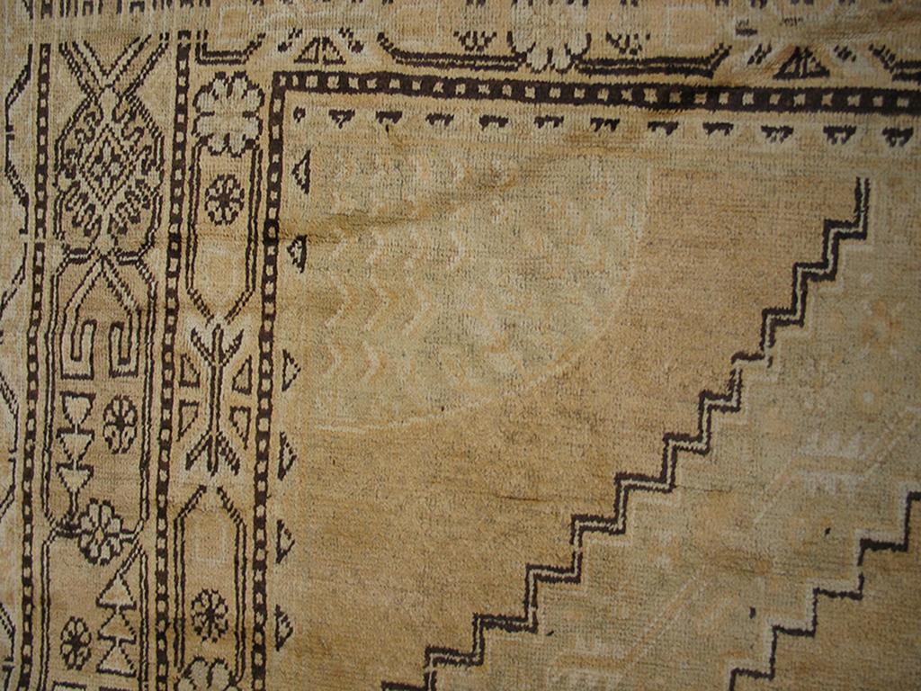 Wool Early 20th Century Central Asian Khotan Carpet ( 6'4