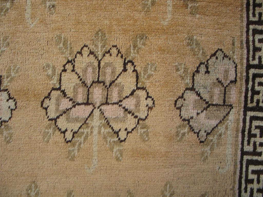 Antique Chinese Khotan rug, size: 6'5