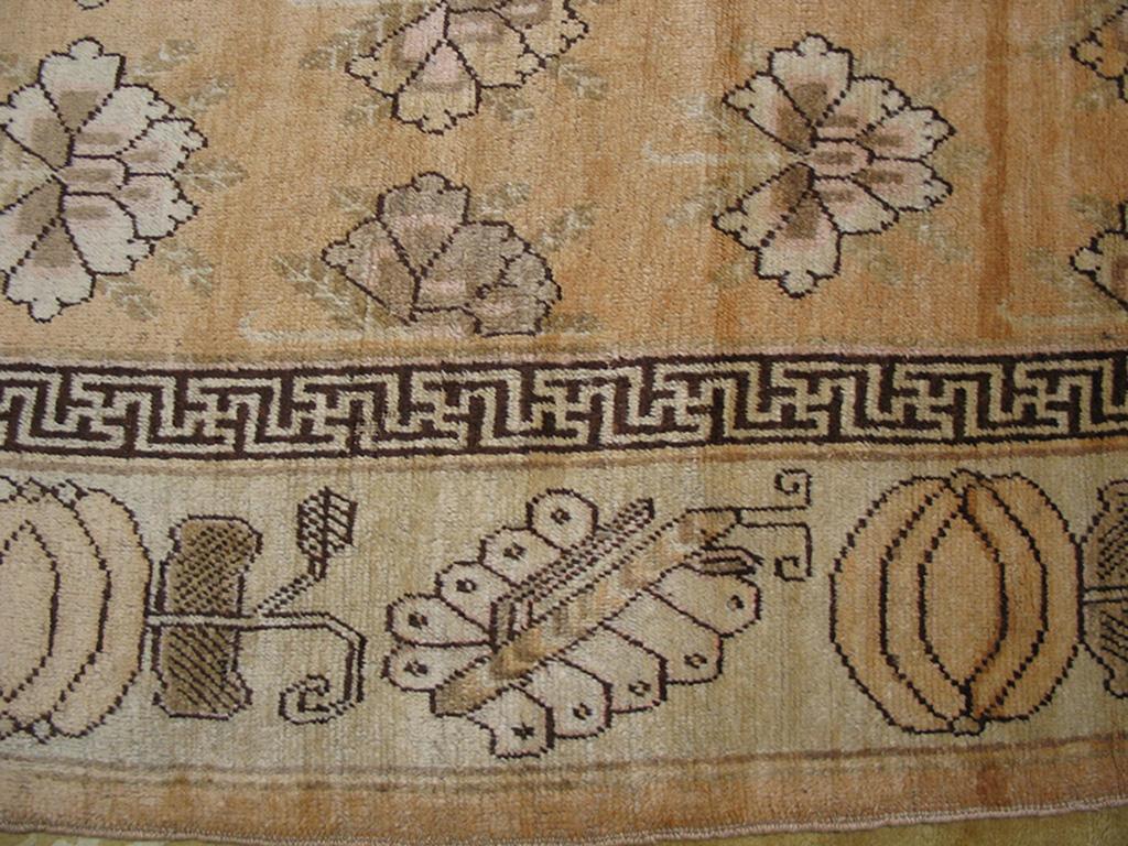 Antique Chinese Khotan Rug For Sale 1