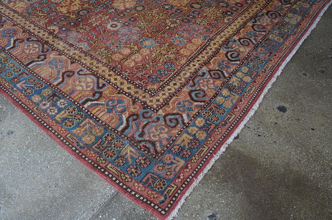 Hand-Knotted Late 18th Century Central Asian Chinese Khotan Carpet (6'6