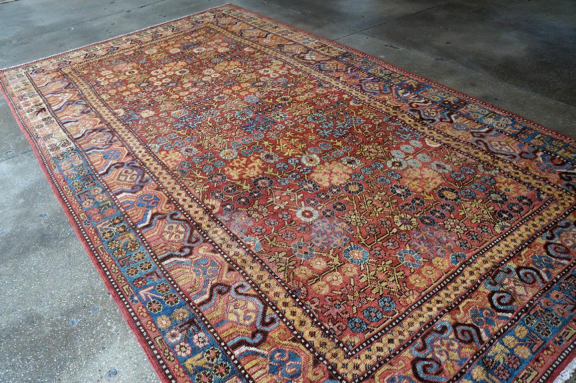 Zentralasiatischer chinesischer Khotan-Teppich des späten 18. Jahrhunderts (6'6