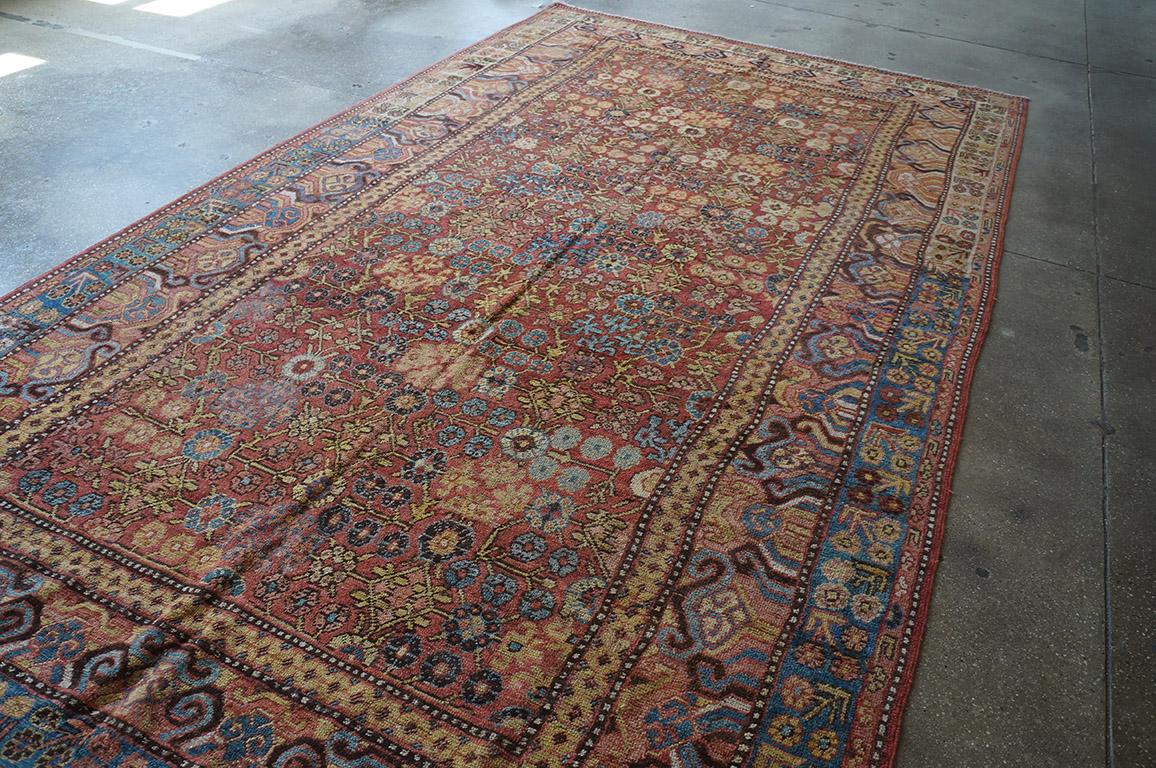 Wool Late 18th Century Central Asian Chinese Khotan Carpet (6'6