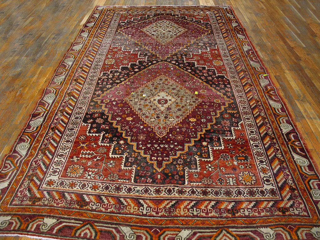 Chinese Early 20th Century Central Asian Khotan Carpet ( 7' x 13'4