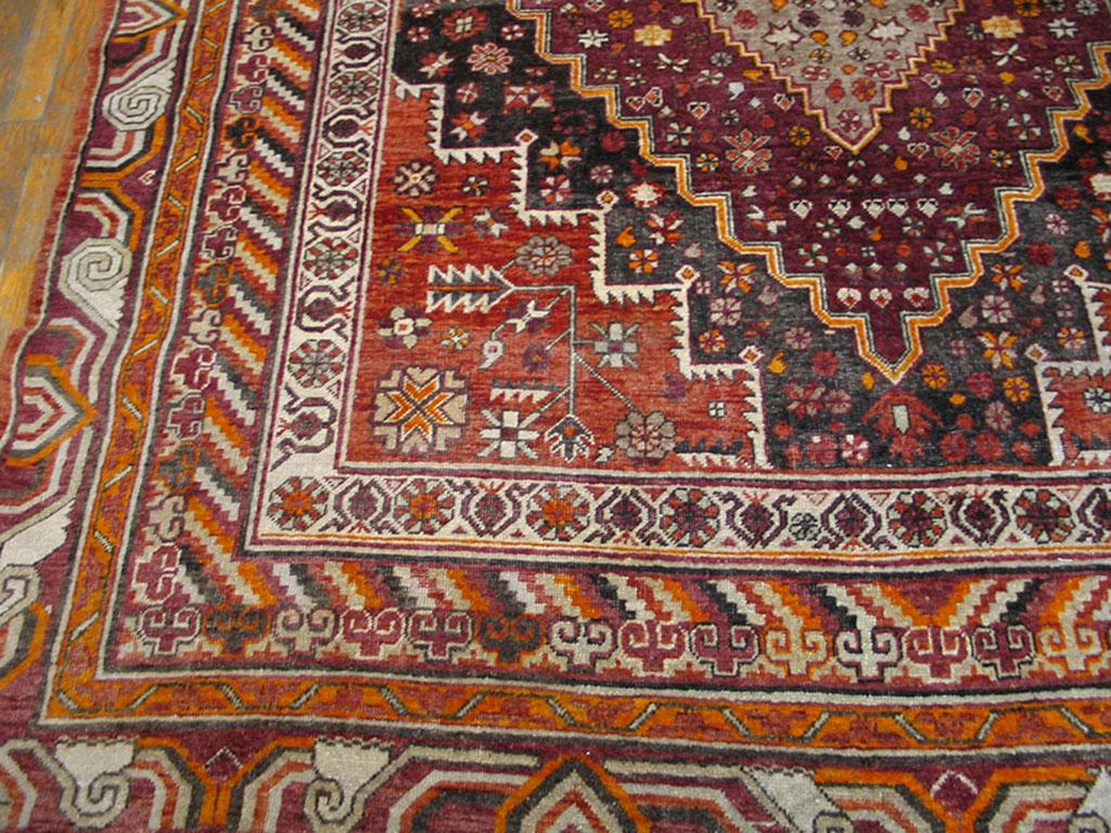 Hand-Knotted Early 20th Century Central Asian Khotan Carpet ( 7' x 13'4
