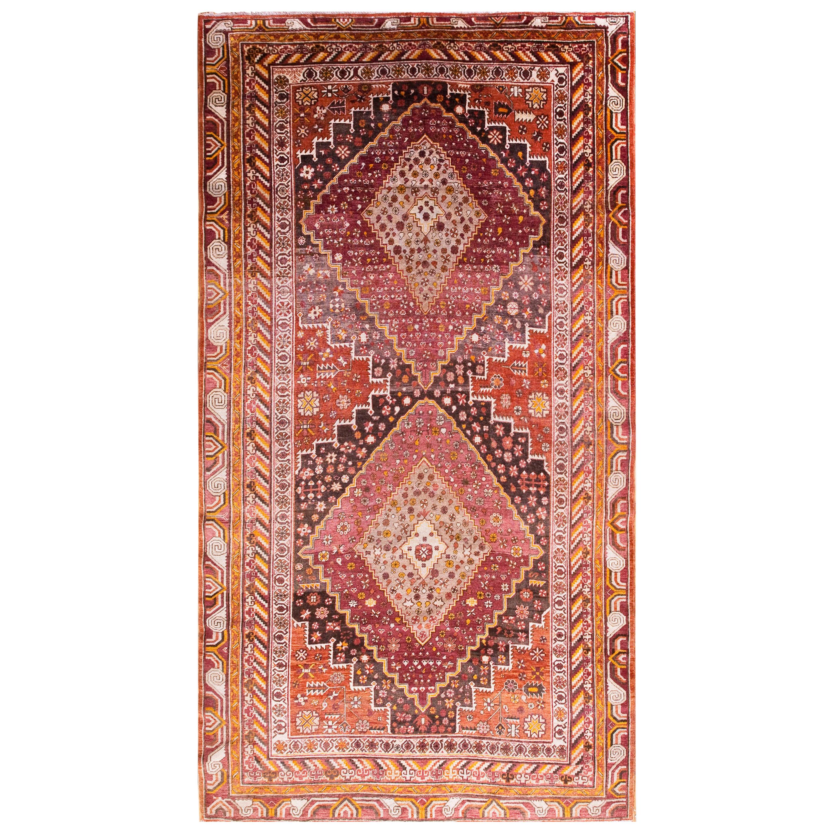 Early 20th Century Central Asian Khotan Carpet ( 7' x 13'4" - 213 x 406 )
