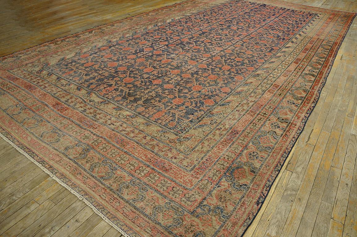 Hand-Knotted Early 20th Century Central Asian Khotan Carpet ( 9' x 17' 6