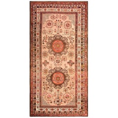 Late 19th Century Central Asian Khotan Carpet ( 6'9" x 13'3" - 205 x 404 )