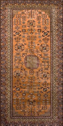 Tapis Khotan chinois ancien