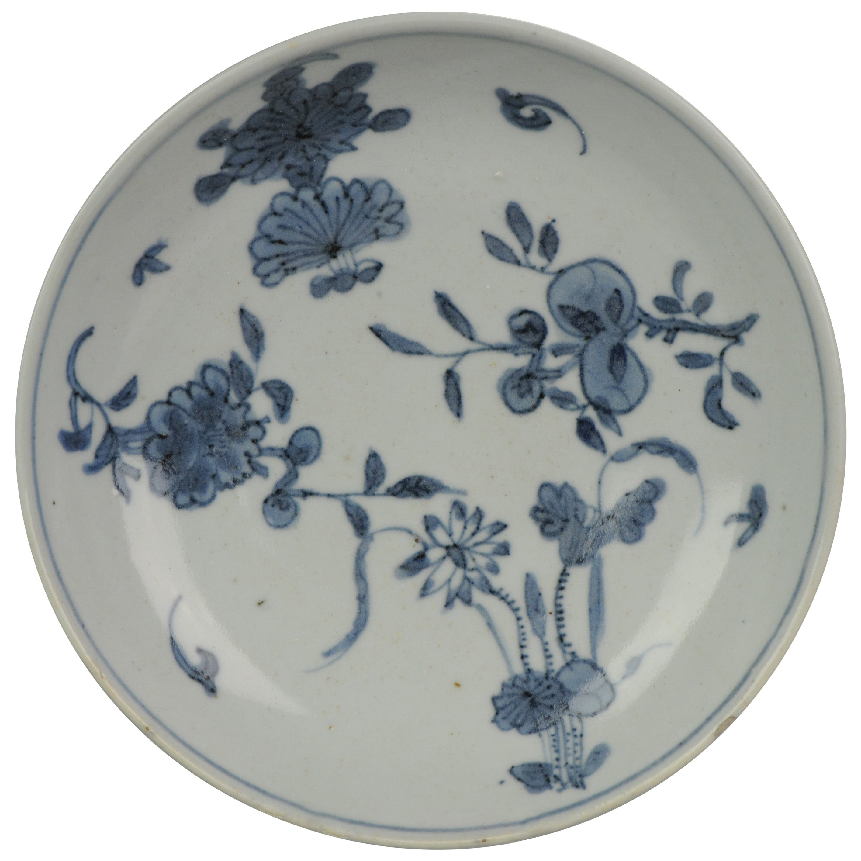 Antico Kosometsuke cinese Tianqi/Chongzhen Porcellana Frutti Fiori, XVII sec.