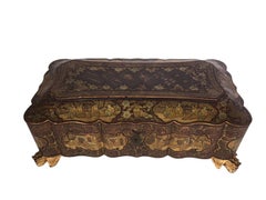 Ensemble de jeux anciens en laque de Chine, 9 Pieces