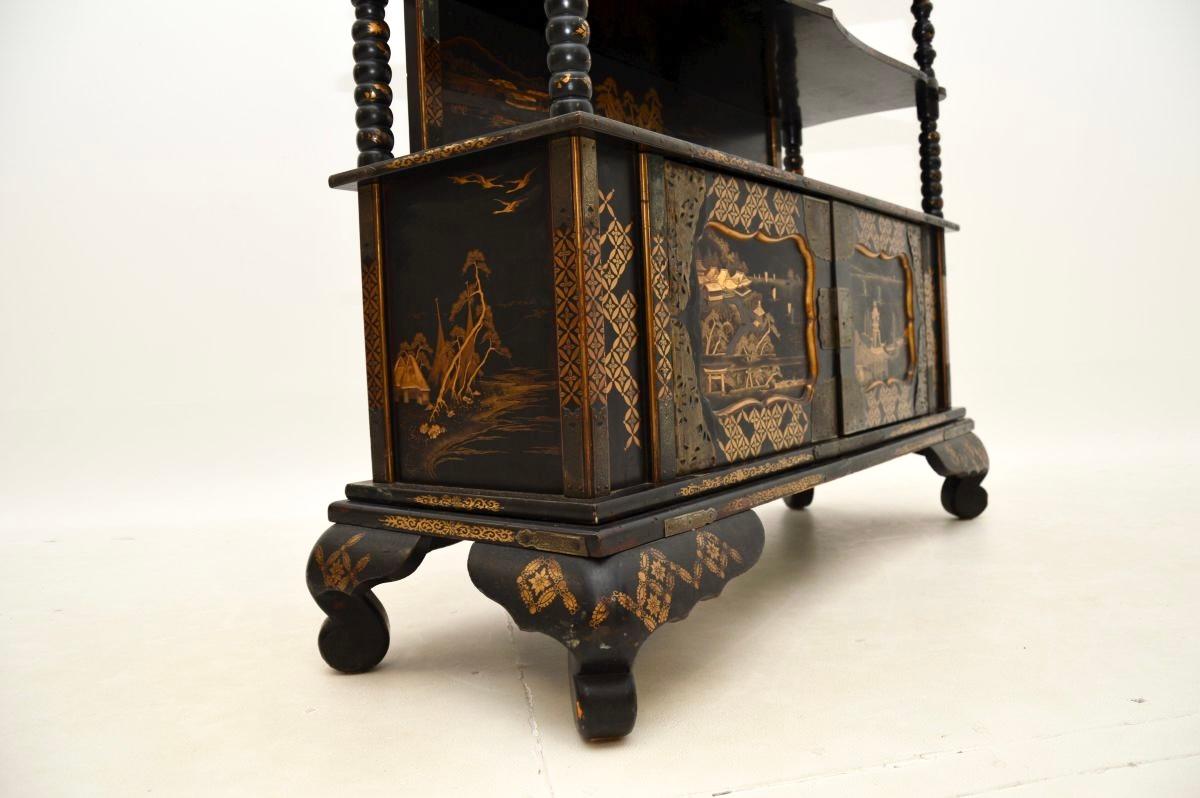 Ancienne armoire chinoise laquée 4
