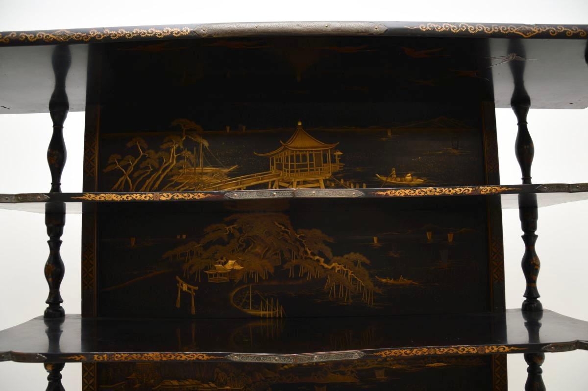 Ancienne armoire chinoise laquée 8