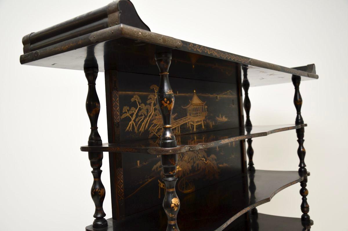 Ancienne armoire chinoise laquée 1