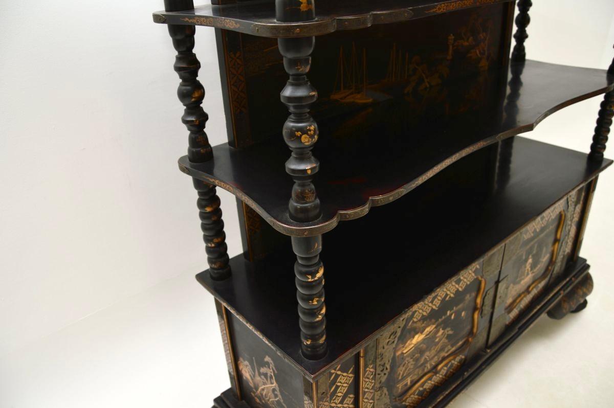 Ancienne armoire chinoise laquée 2