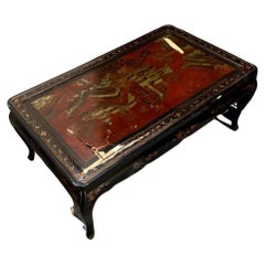 Antique Chinese Lacquered Coffee Table