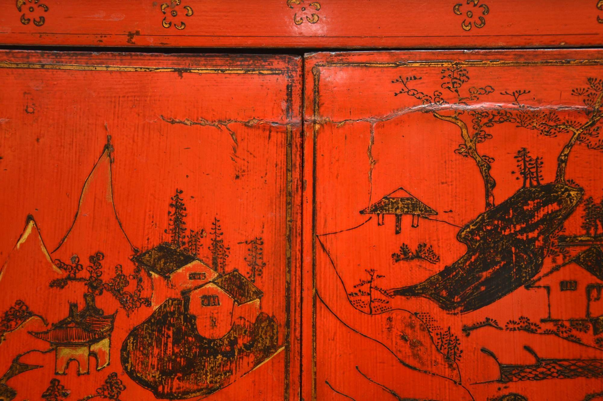 antique chinese wedding cabinet
