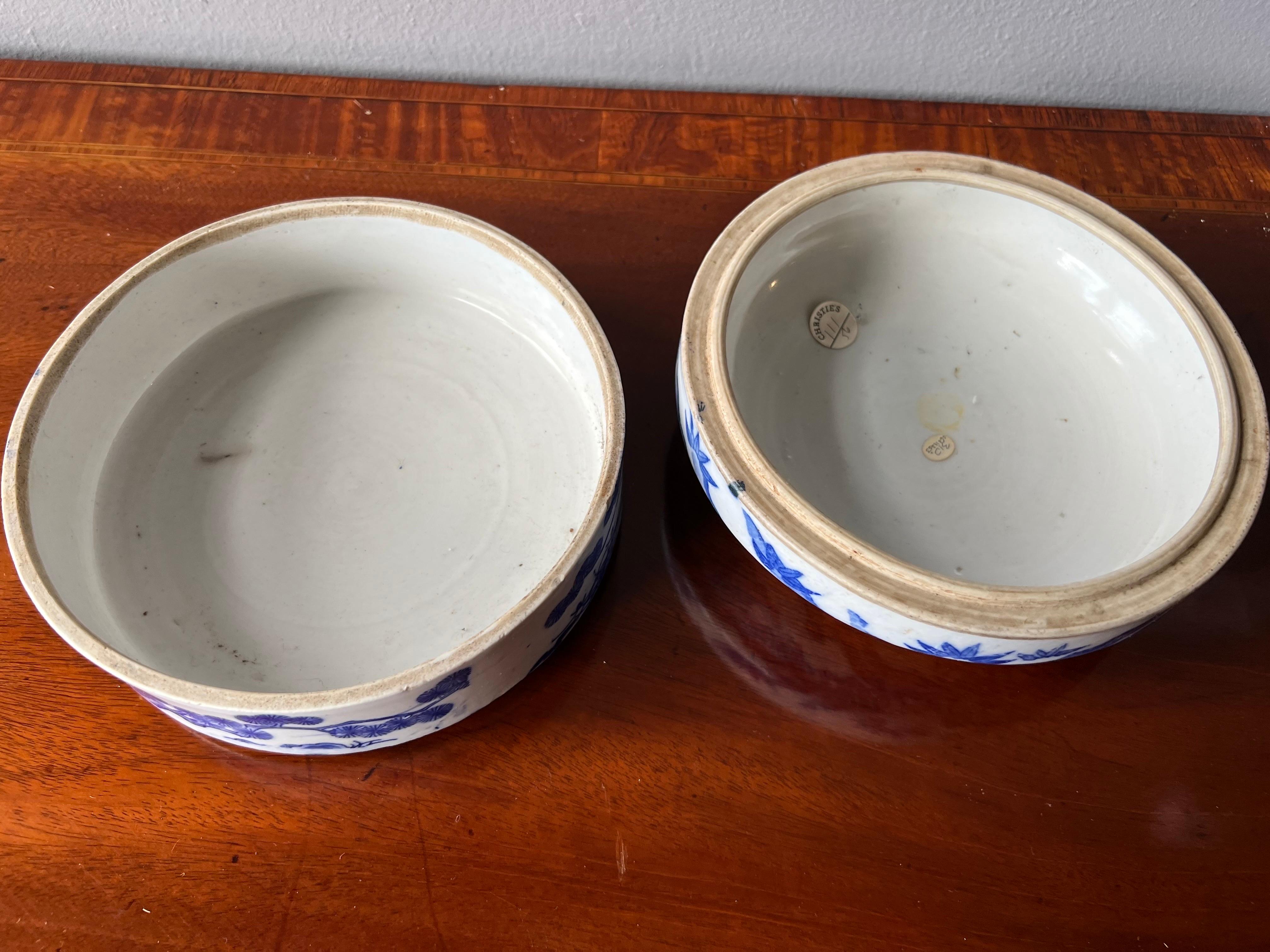 Antique Chinese Lidded Bowl with Christie’s Provenance In Good Condition For Sale In Charleston, SC
