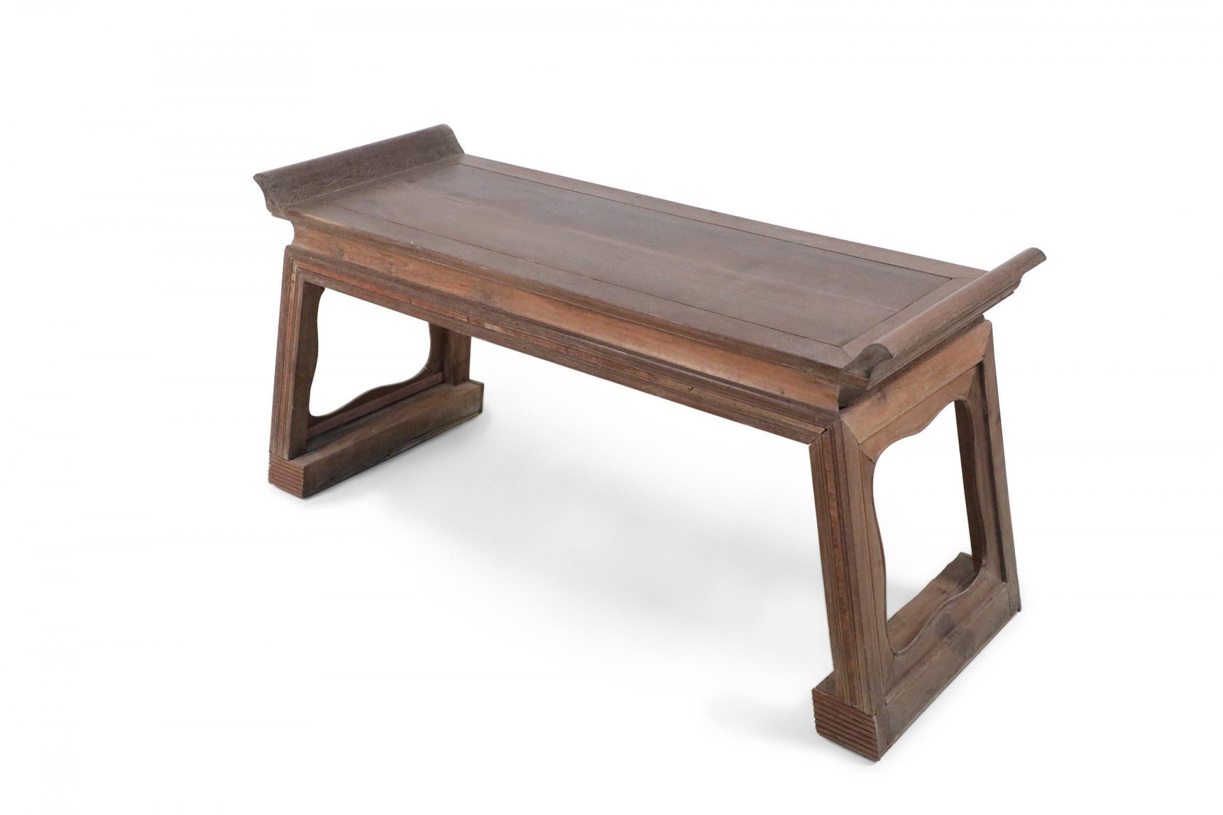 Chinese Export Antique Chinese Low Rosewood Table For Sale