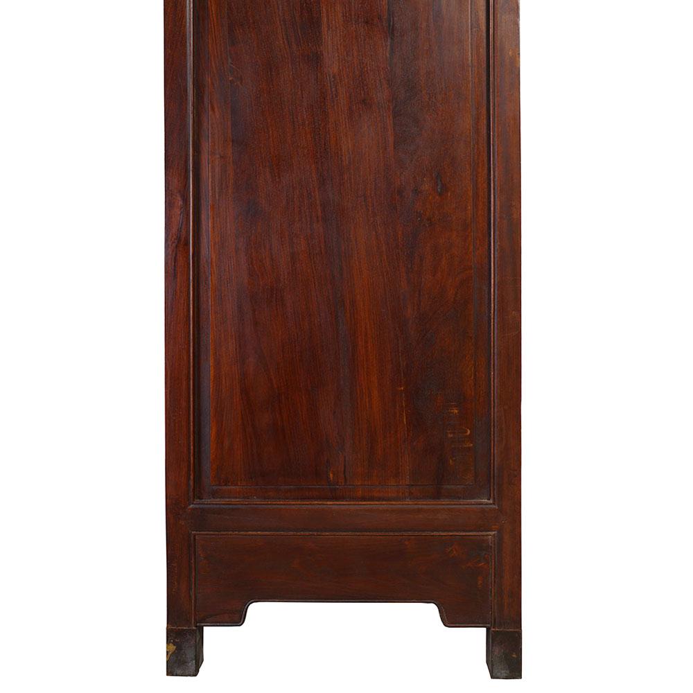 Antique Chinese Massive Carved Camphor Wood Compound Cabinet, Wardrobe For Sale 10