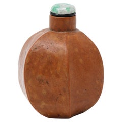 Antique Chinese Molded Gourd Snuff Bottle