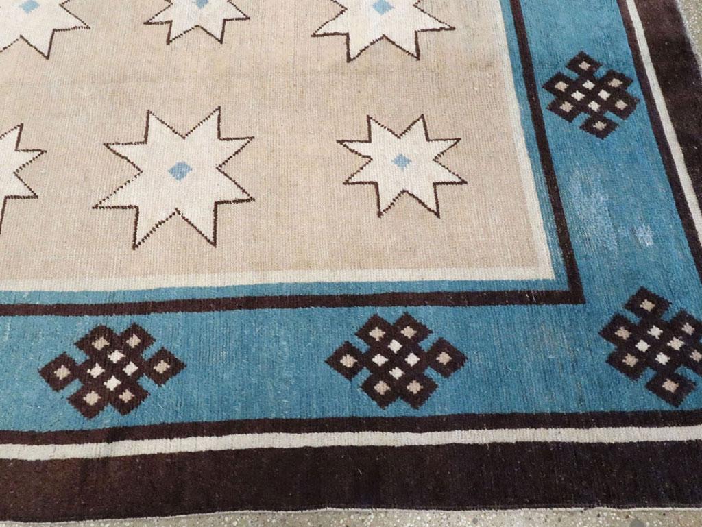 Antique Chinese-Mongolian Deco Carpet For Sale 2