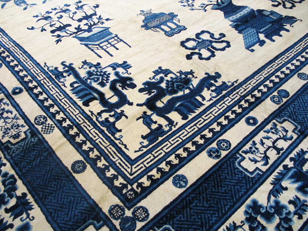 Chinois Tapis chinois ancien:: mongol en vente