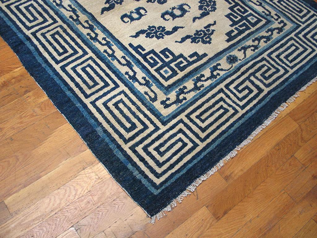 Hand-Knotted Antique Chinese, Mongolian Rug For Sale
