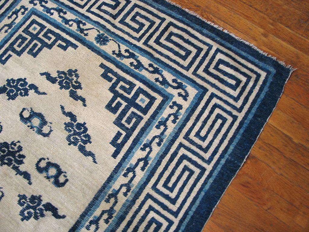 Antiker chinesischer, mongolischer Teppich (Mittleres 19. Jahrhundert) im Angebot