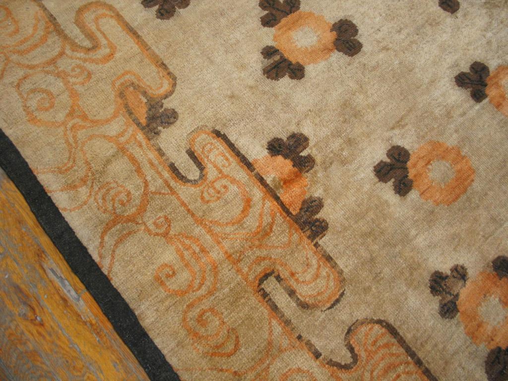 Noué à la main Tapis mongol chinois N. du 19ème siècle en vente