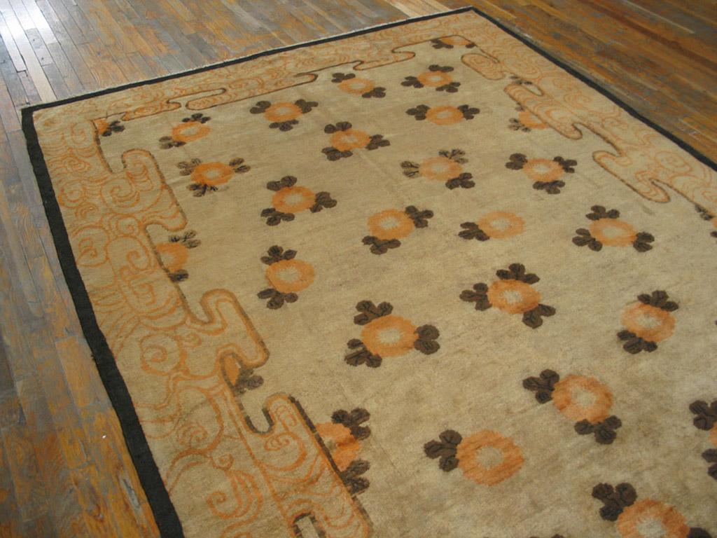 Tapis mongol chinois N. du 19ème siècle Bon état - En vente à New York, NY