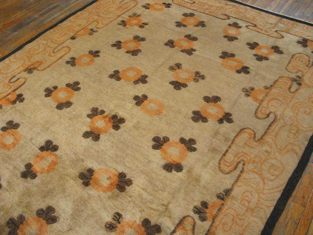 Fin du XIXe siècle Tapis mongol chinois N. du 19ème siècle en vente