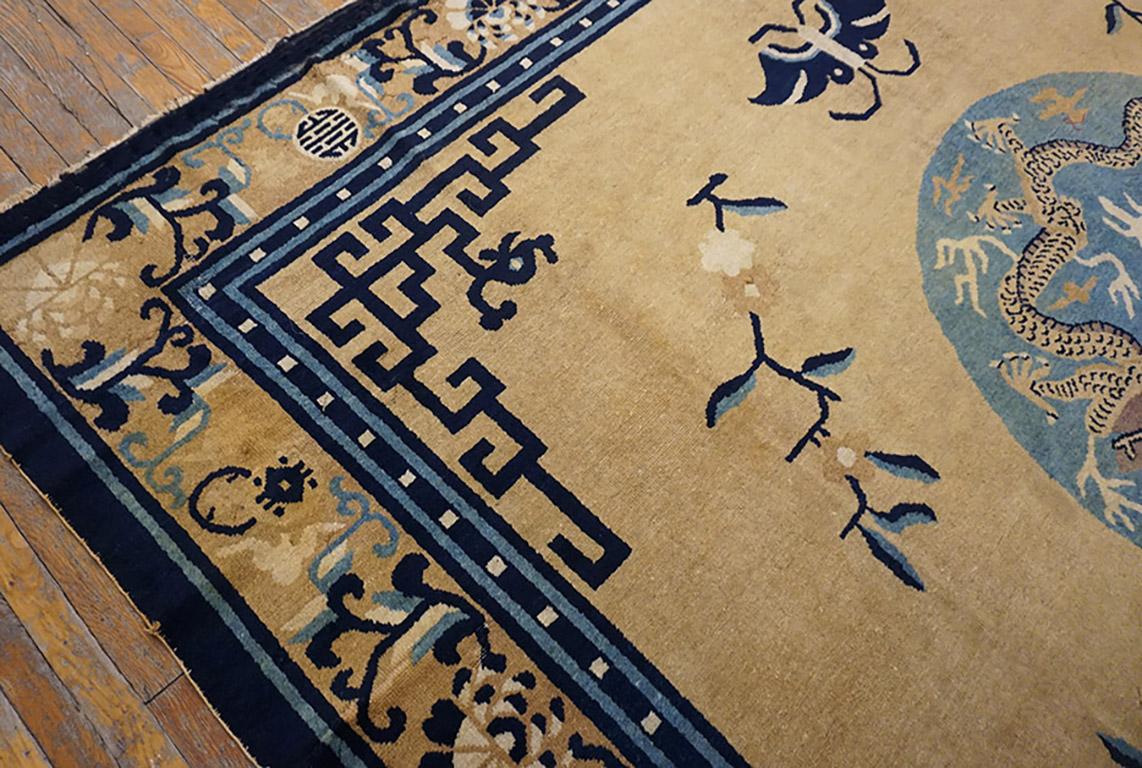 19th Century Chinese Mongolian Carpet ( 9'6
