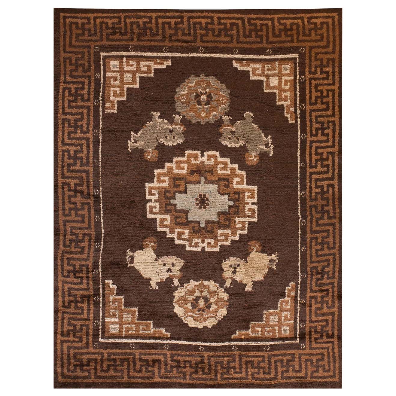 Antique Chinese - Mongolian Rug For Sale at 1stDibs