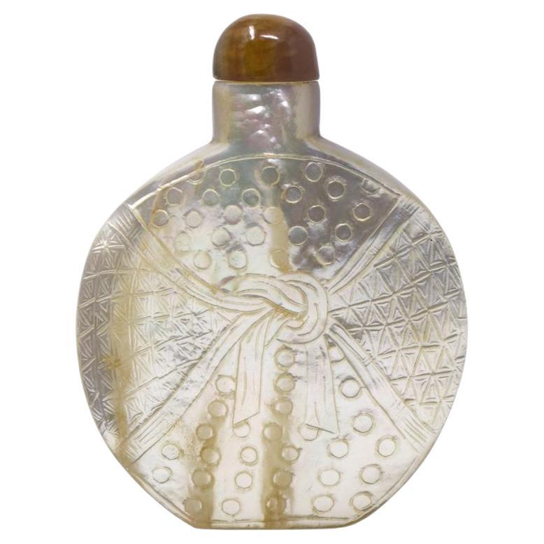 Antique Chinese Mother-of-Pearl Snuff Bottle, Guangzho