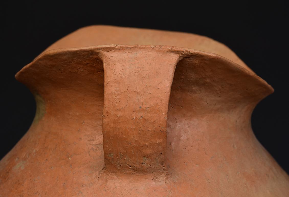 Ancienne jarre à amphore en poterie de la culture chinoise néolithique de Siwa en vente 5
