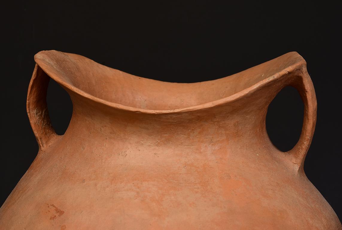 Chinois Ancienne jarre à amphore en poterie de la culture chinoise néolithique de Siwa en vente