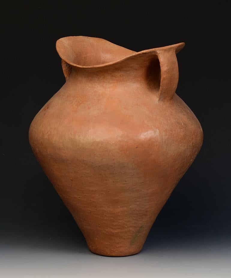 Antique Chinese Neolithic Siwa Culture Large Pottery Amphora Jar For Sale 1