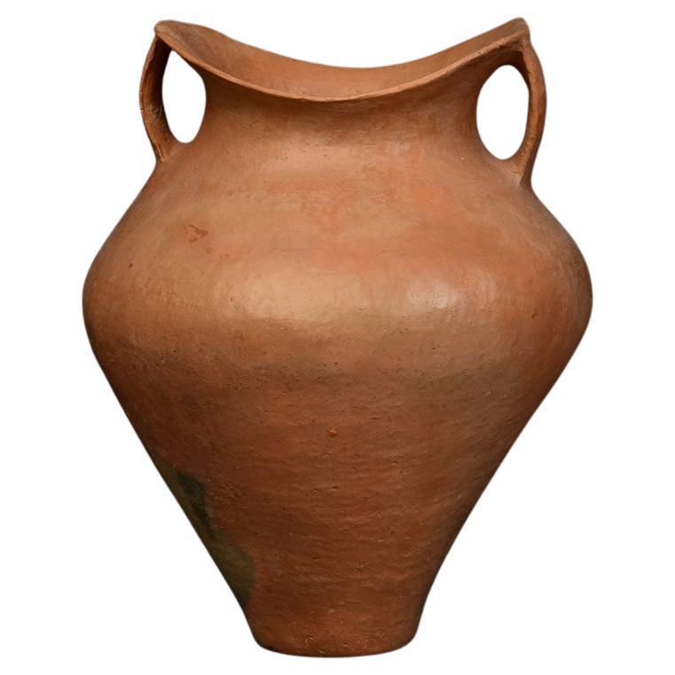 Antique Chinese Neolithic Siwa Culture Large Pottery Amphora Jar For Sale